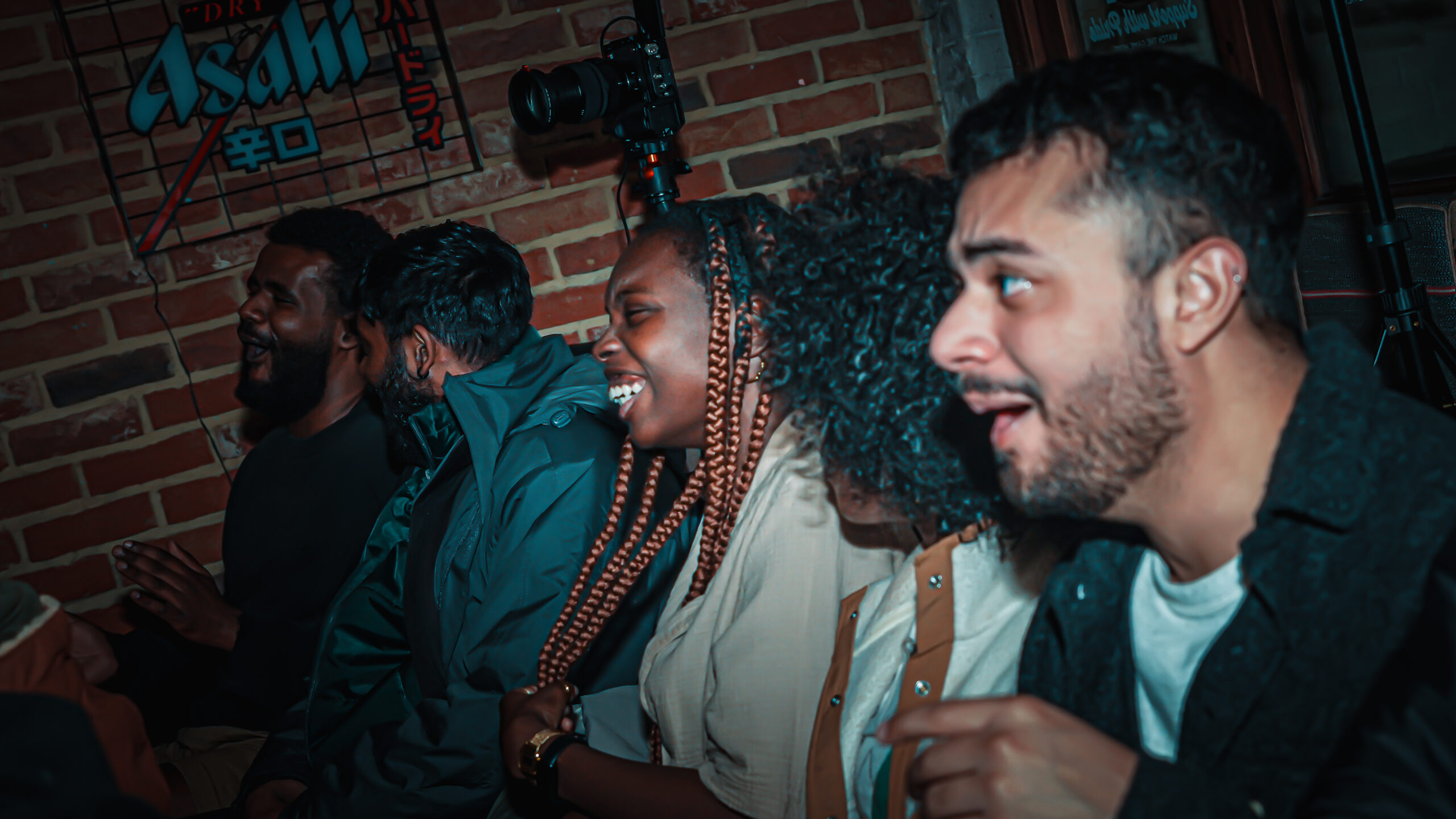 Laughter in the audience